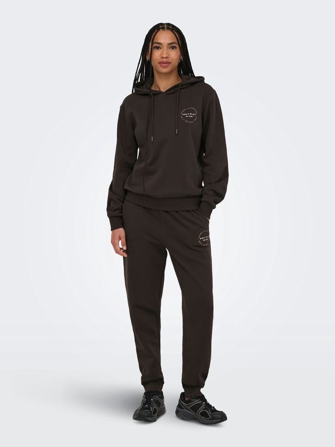 Only play cava joggingbroek in de kleur bruin.