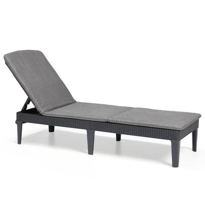 Allibert Jaipur Ligbed - 58x187,5x29 cm - Grafiet