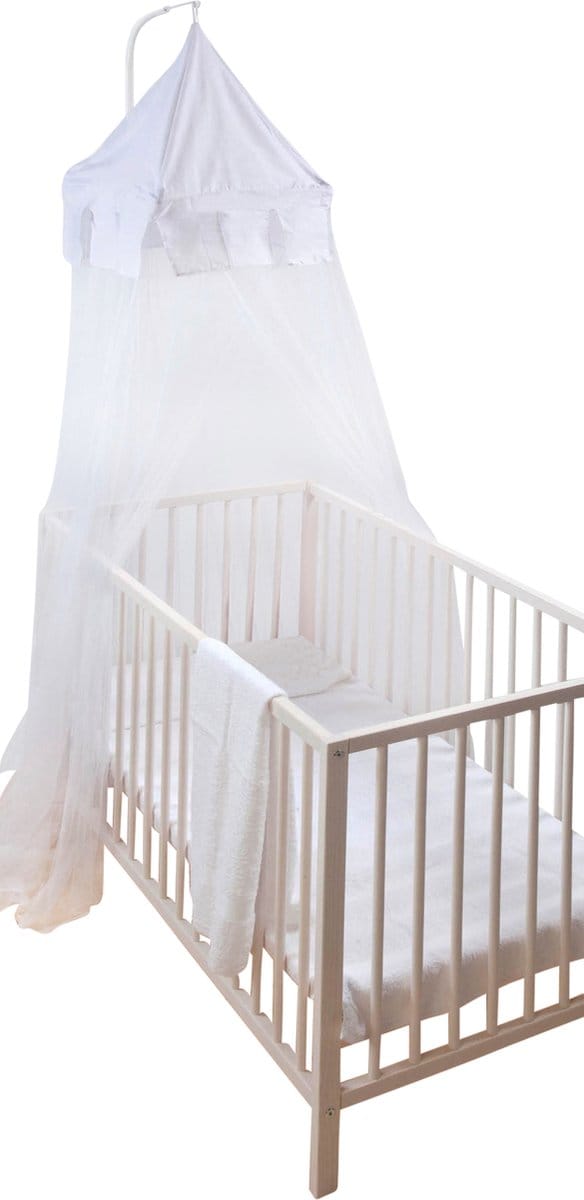 Deconet klamboe Baby Castle - Topframe 40x40cm/ 800cm Omtrek WIT - Baby