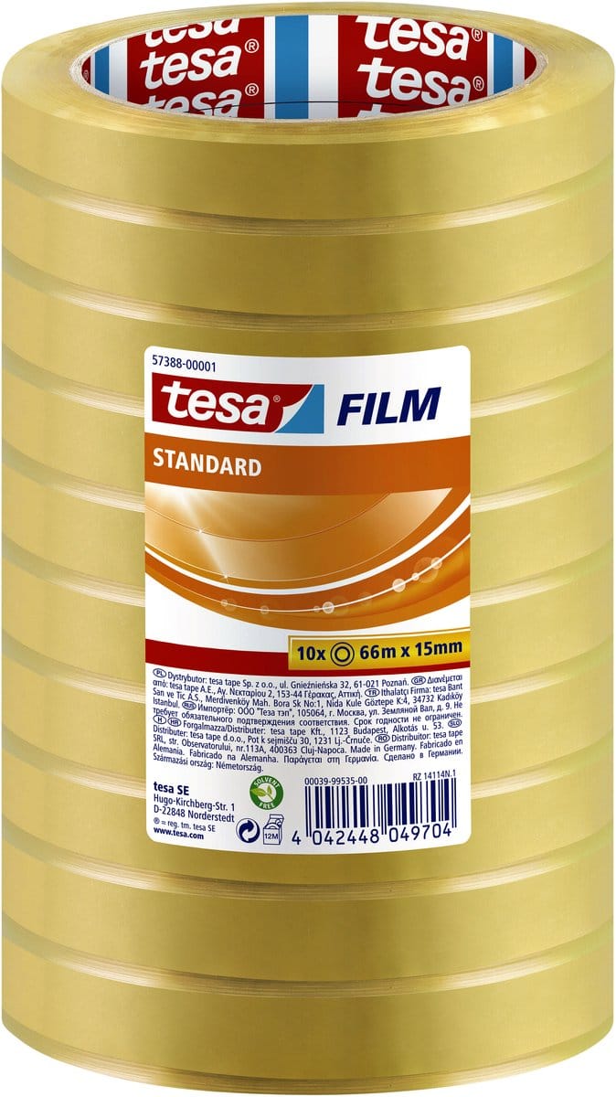 Tesa plakband 66x15 pak a 10 rol