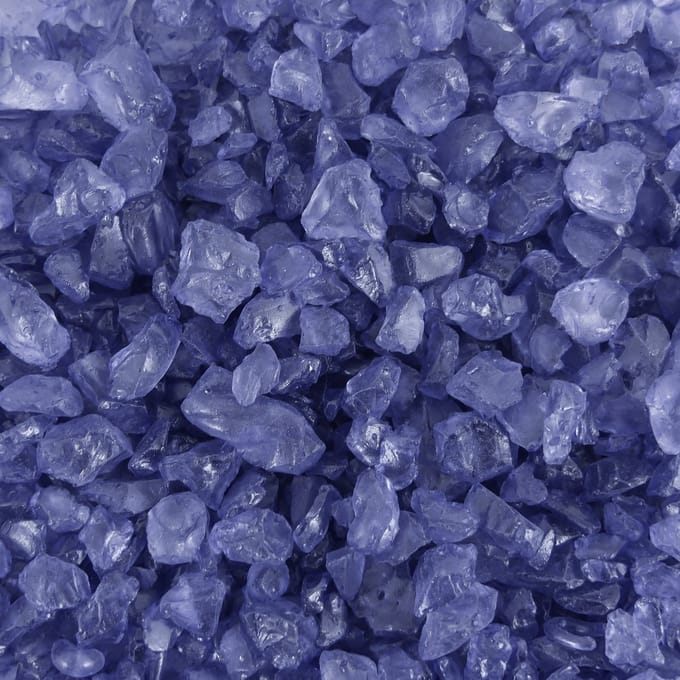 Decoratieve Gekleurde Glassteentjes / Gekleurd Glas - Violet - 4-10mm - 1kg