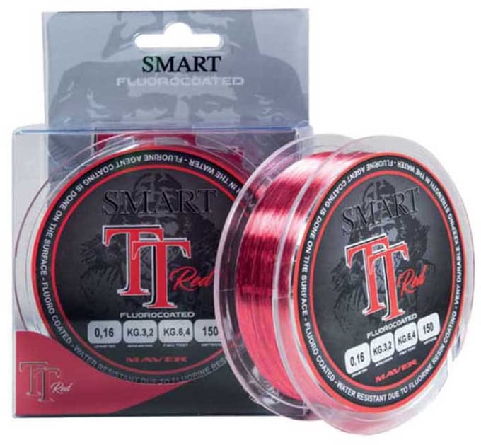 Maver Tt Red Fluorine 600 M Monofilament Transparant 0.140 mm