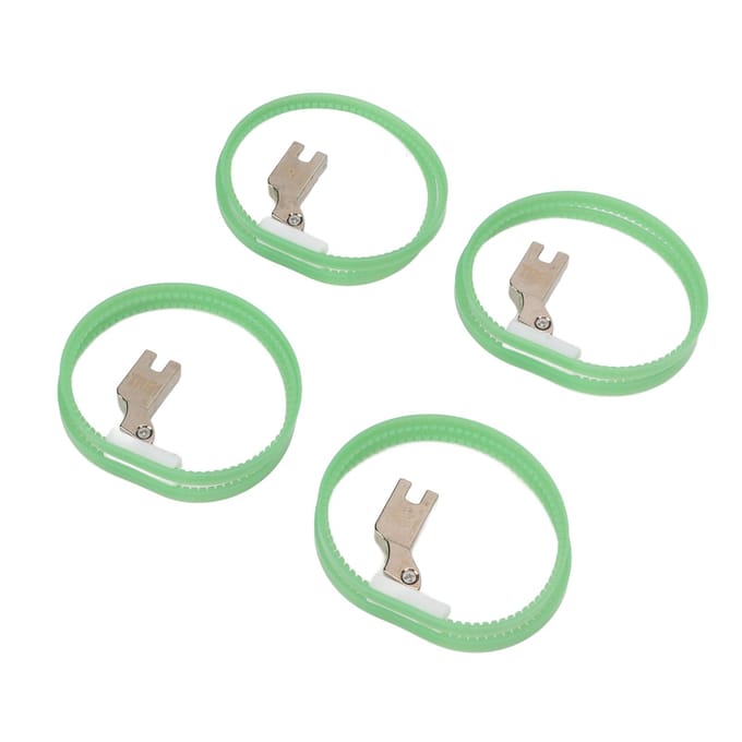 4PCS T350 Dubbele Ring Persvoet Plastic Persvoet Ring Persvoet voor Industriële Naaimachine beige