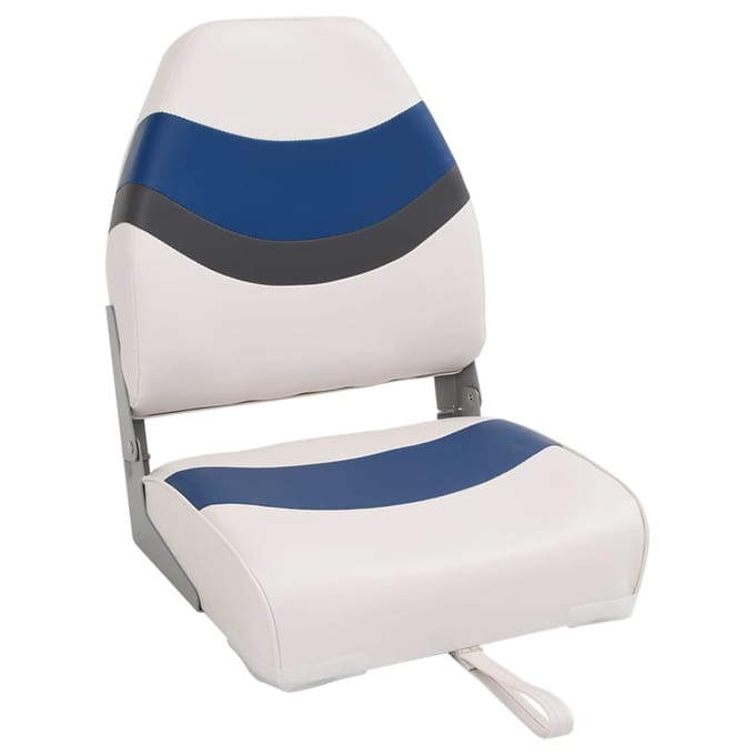 vidaXL - 2-delige - Bootstoelenset - met - hoge - rugleuning - inklapbaar