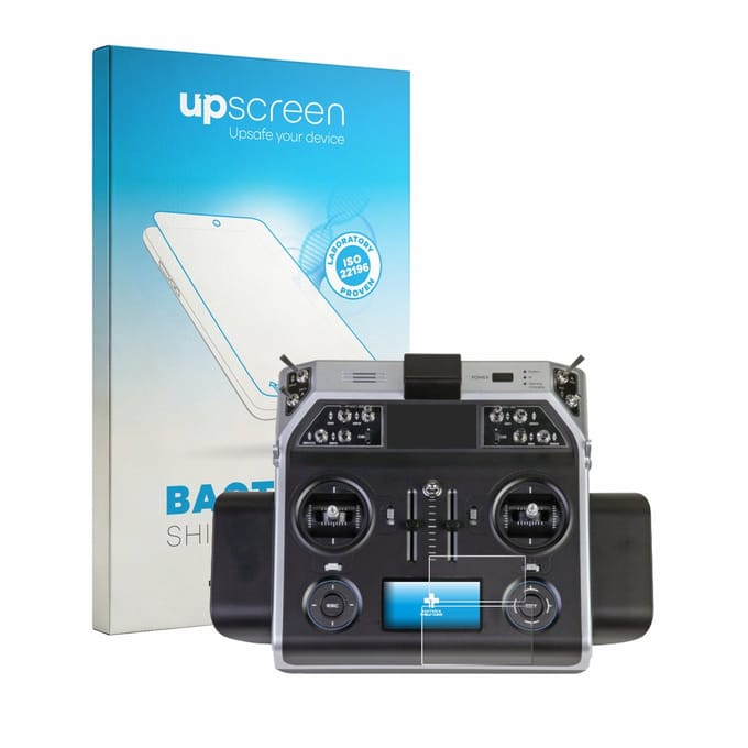 upscreen - Screenprotector voor Graupner MC-26 HOTT - Folie Beschermfolie transparant antibacterieel