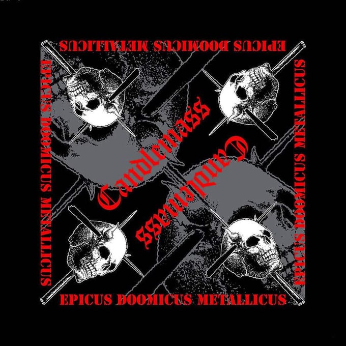 Candlemass - Epicus Doomicus Metallicus Bandana - Zwart