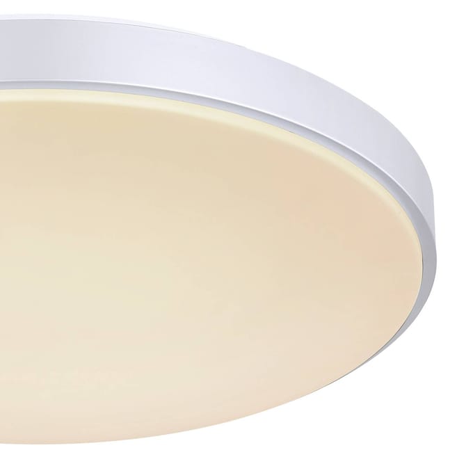 Globo Sonny LED plafondlamp, zilver, CCT, Ø 41 cm