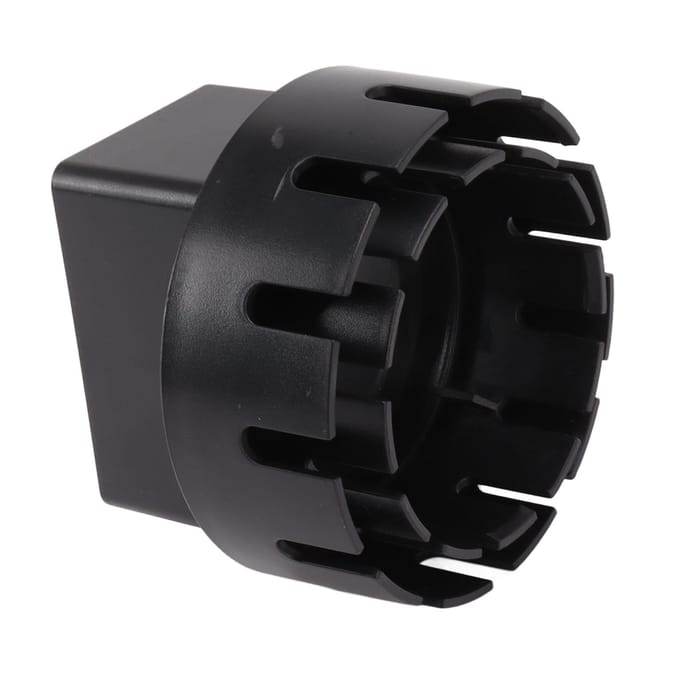 Adaptateur de descente pluviale Adaptateur de drain en plastique Remplacement Convertisseur de tuyau de descente Connecteur avec vis L black