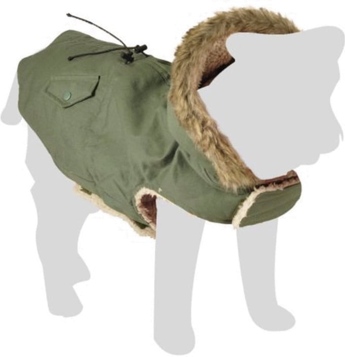 Flamingo Winterjas Lennox Groen - Hondenkleding - A:45 B:40-46 C:60-70 cm