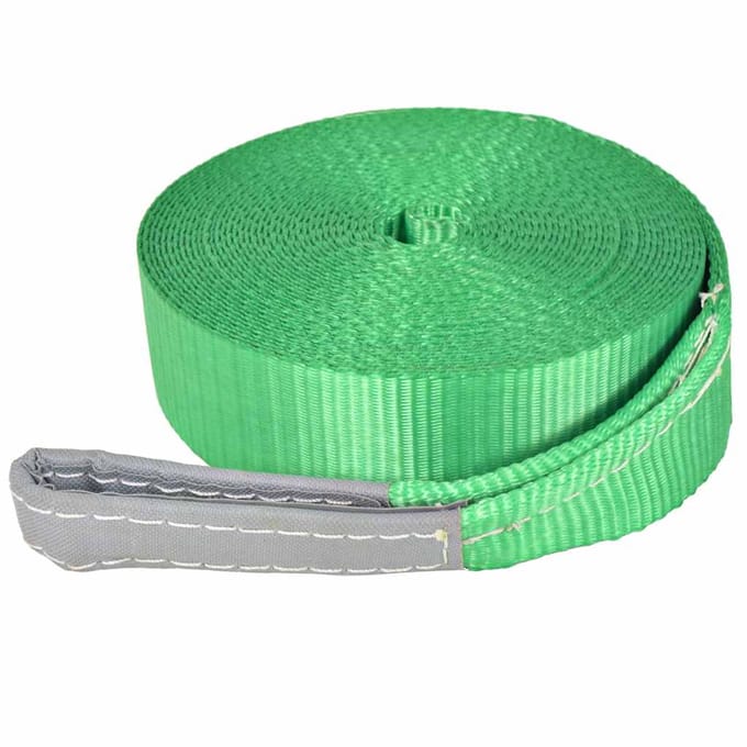 vidaXL - Slackline - 15 - m - x - 50 - mm - 150 - kg - groen