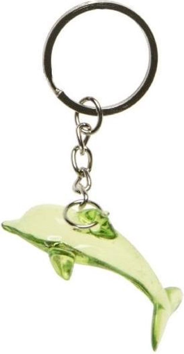 Lg-imports Sleutelhanger Dolfijn Junior 4,2 Cm Groen