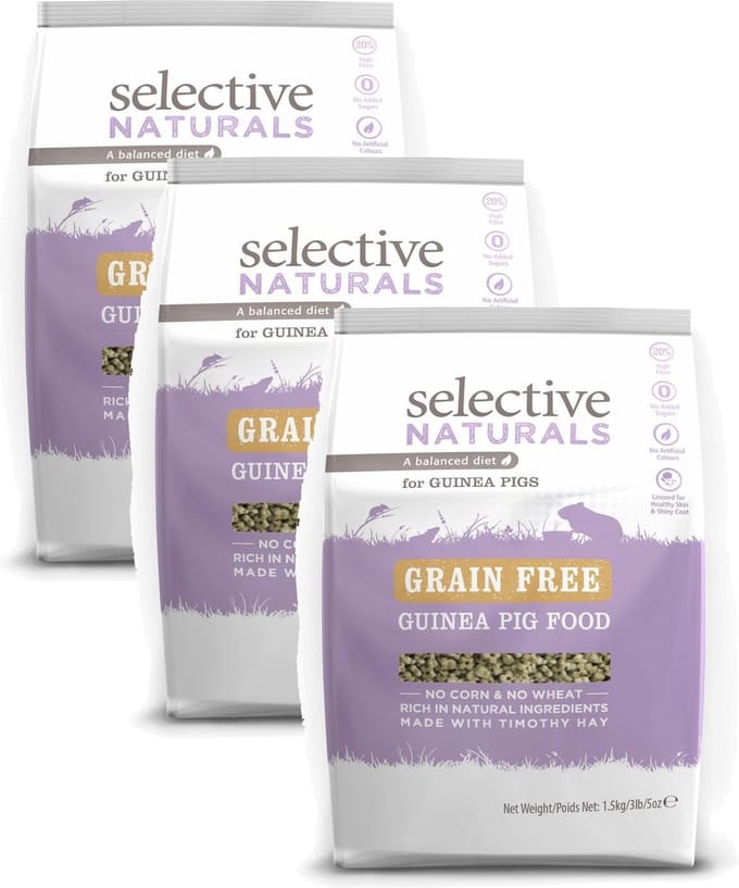 Supreme Science Selective Guinea Pig Graanvrij - Caviavoer - 3 x 1.5 kg