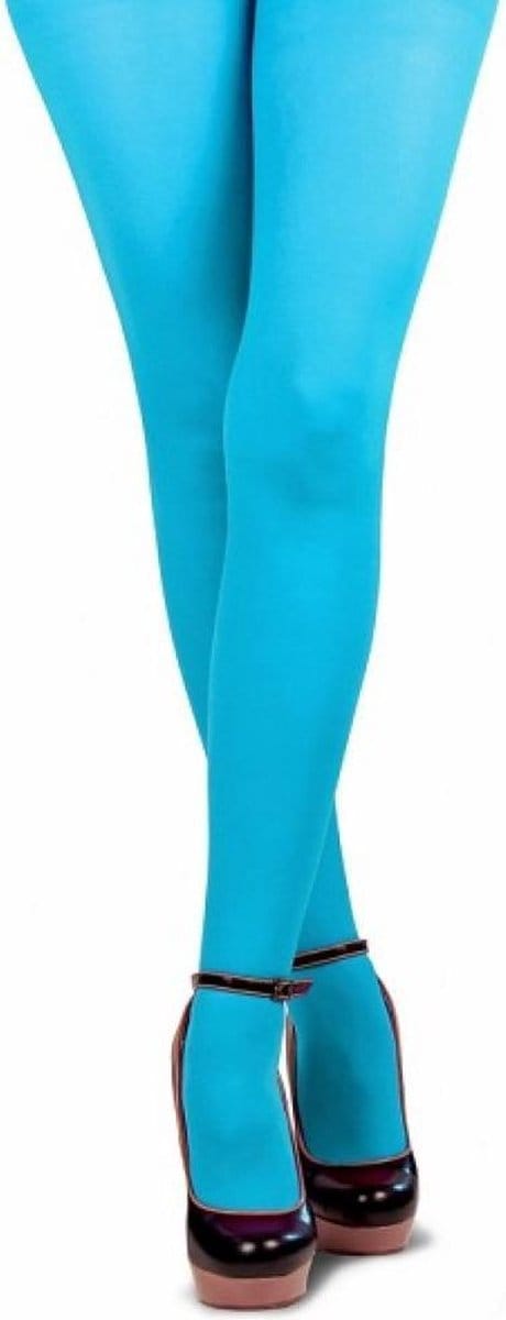 Panty - Turquoise - Maat S/M