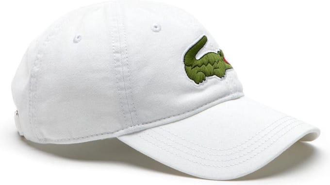 Lacoste pet - Big Croc Gabardine - white