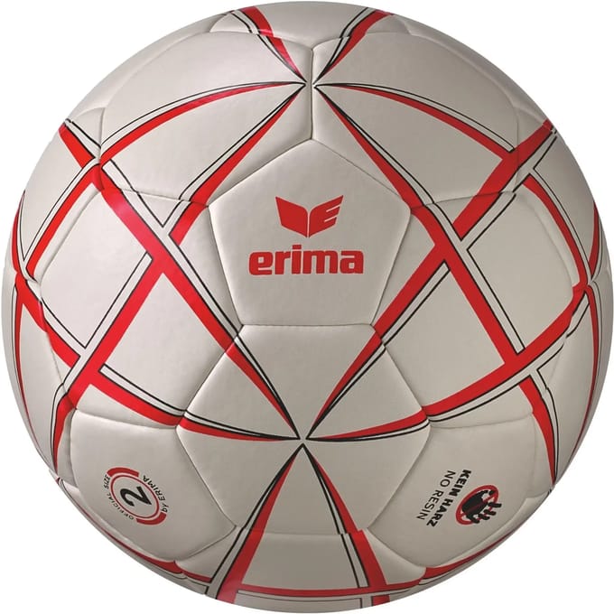 Erima Magic White Training Handbal - Wit / Rood | Maat: 2