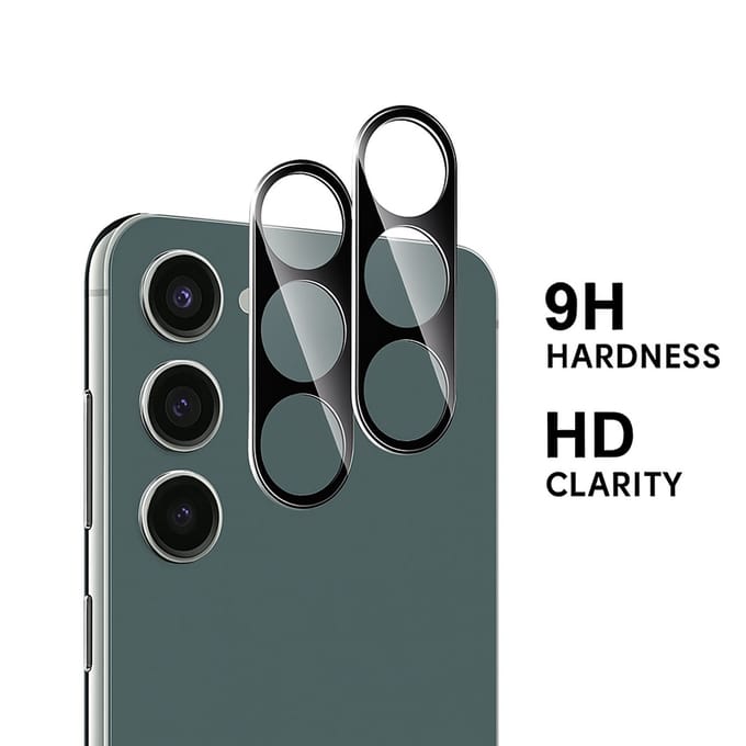 Sanmai Camera lens protector geschikt voor Samsung Galaxy S23 Plus - Screenprotector -2 stuks