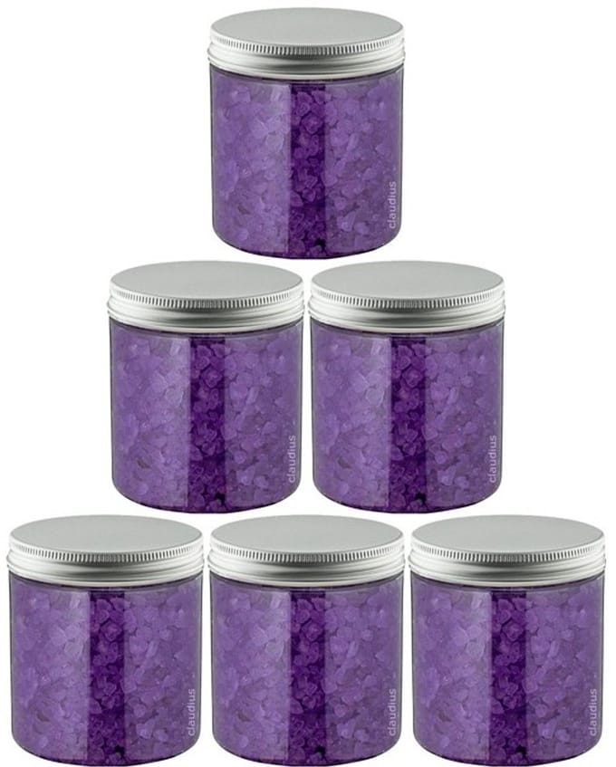Claudius Badzout Lavendel - 300 gram - Pot met aluminium deksel - Set van 6 stuks