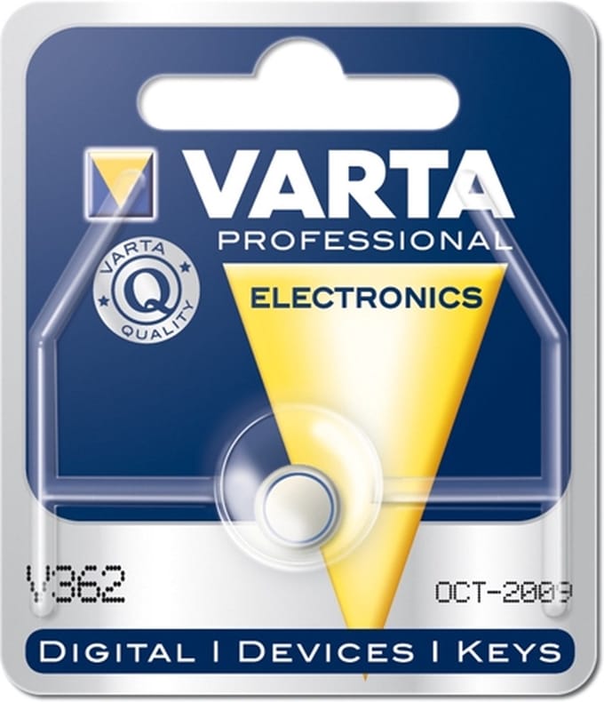 Varta Primary Silver Button V362/SR 58