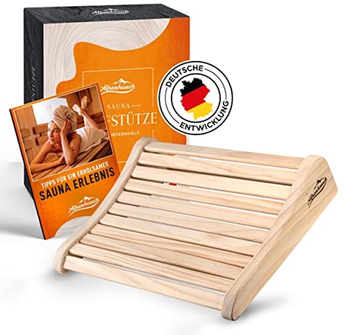 Ergonomische Houten Hoofdsteun voor Sauna - Comfy en Elegante Sauna-accessoires