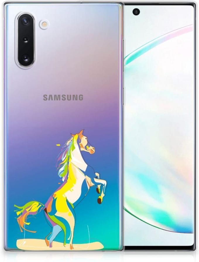 Samsung Galaxy Note 10 Telefoonhoesje met Naam Horse Color