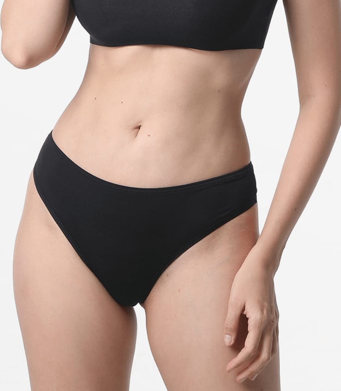 String dames Micro Modal vanta zwart