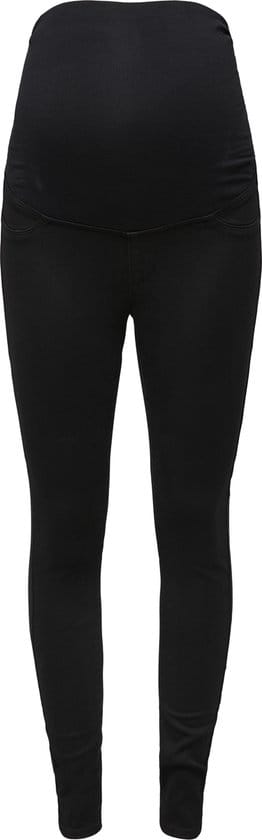 ONLY  - Maat M - MATERNITY OLMRAIN LIFE REG SKINNY JEGGING BLACK DN Dames Jeans