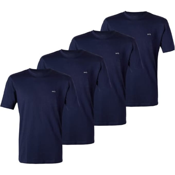 McGregor Premium T-shirt 4-pack Navy Taglia: M | Magliette basic Outlet | Uomo | Blu