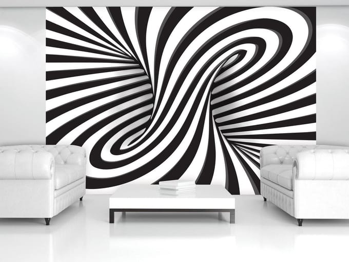 Abstract Swirl Photo Wallcovering