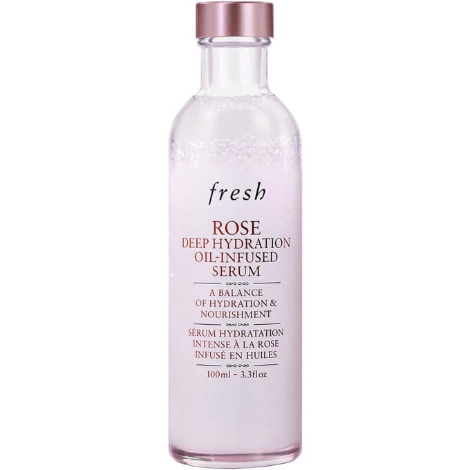 Rose Deep Hydration Oil Infused Serum, 100 ml (3.3 fl oz) white