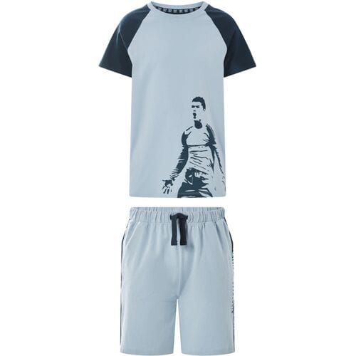 CR7 Kinder shortama - katoen (Blauw, 110/116)