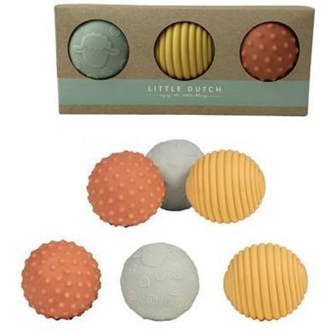 Little Dutch Sensorische ballen driedelige set Interactief speelgoed
