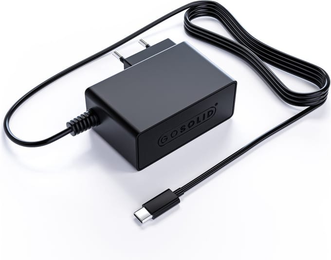 GO SOLID! ® Oplader geschikt voor Xiaomi Electric Air Compressor 1S Accu luchtpomp