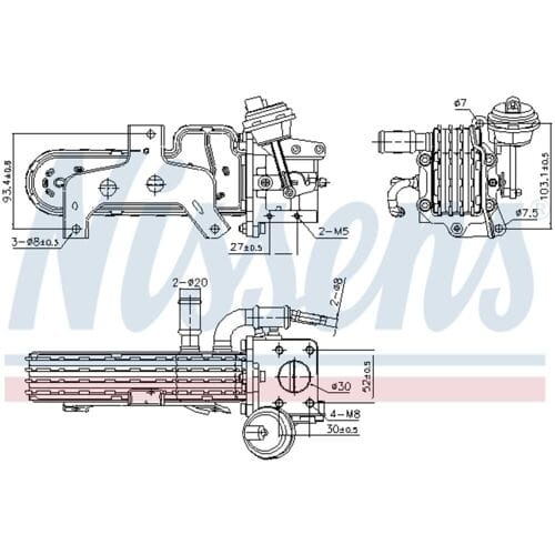 EGR-klep NISSENS 989420