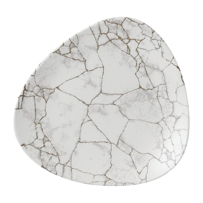 Churchill Studio Prints Kintsugi Agate Grey Lotus Borden 254mm (12 stuks)