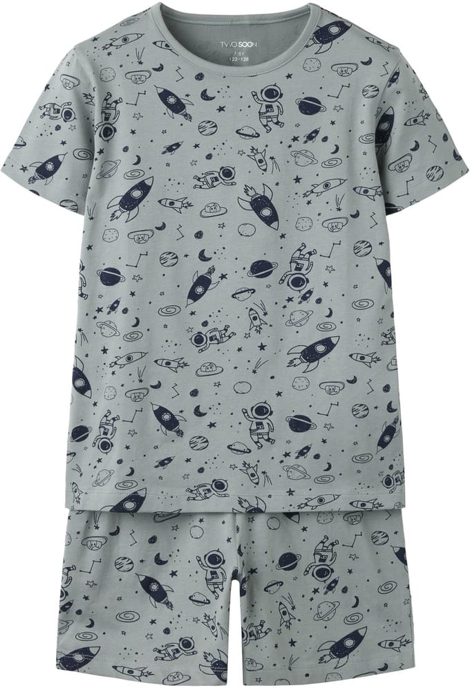 NAME IT - TKMPYJAMAS SS AOP NOOS - Jongens - Pyjamas