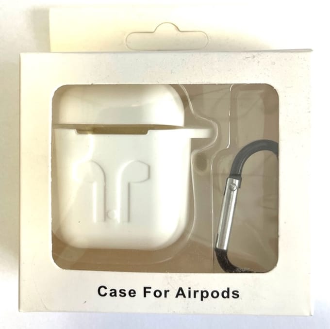 Siliconen hoesje voor Apple AirPods - Wit