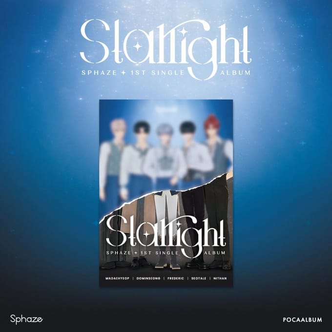 Sphaze - Starlight POCA ver. 1e Single Album POCA Ver. gray