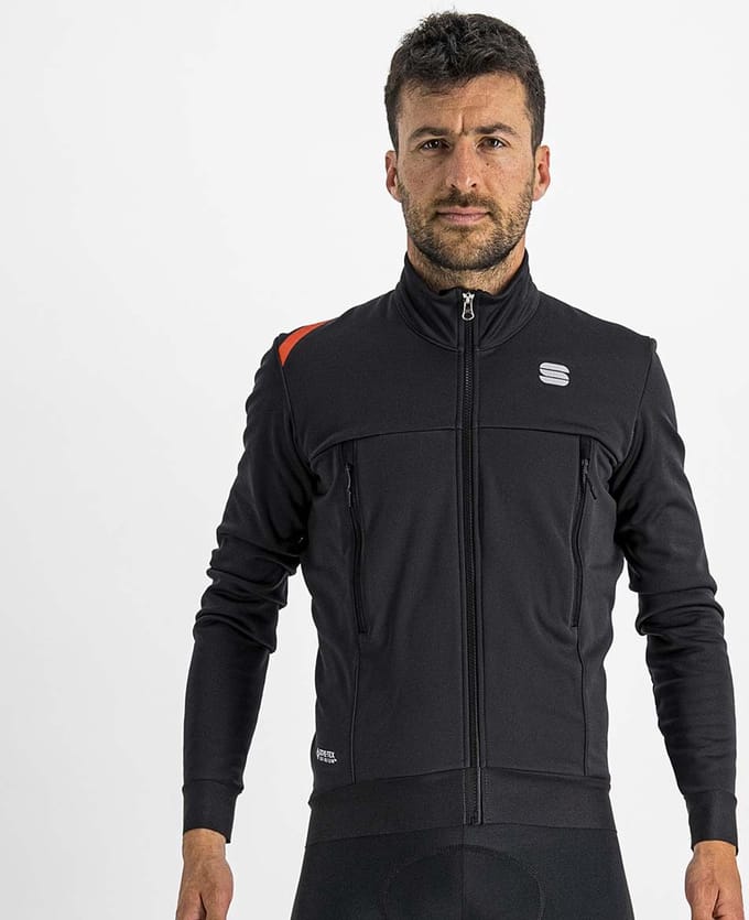 Sportful Fietsjack Heren Zwart - FIANDRE WARM JACKET BLACK - L