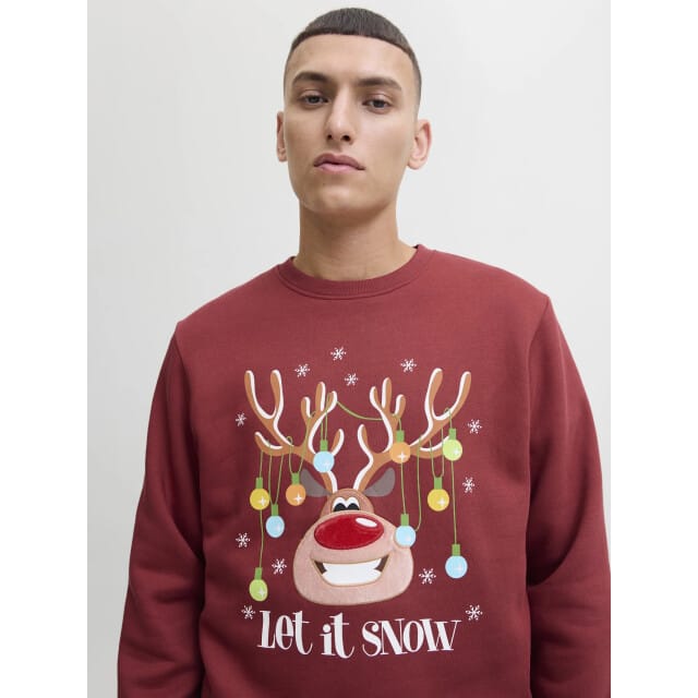 JACK&JONES - JJCHRISTMAS SWEAT CREW NECK XMAS - Heren - Sweaters