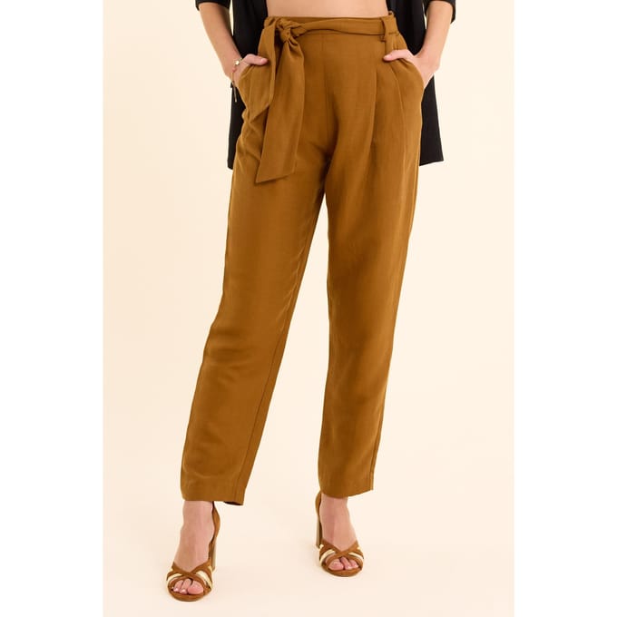 ICode Camel Suit Pants Camel Taglia: 34 | Pantaloni da completo Outlet | Donna | Marrone