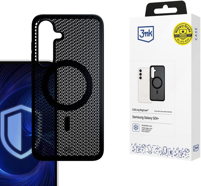 Telefoonhoesjes Samsung Galaxy S24+ - 3mk COOLing MagCase