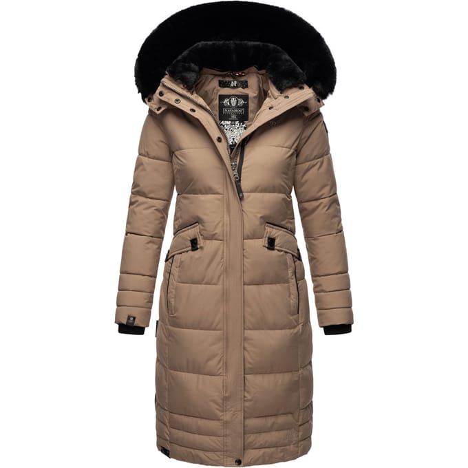 Navahoo Dames Winterjas Fahmiyaa – Lang, Warm & Functioneel met Capuchon