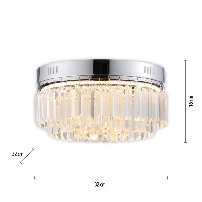 Paul Neuhaus Krista plafondlamp, SimplyDim