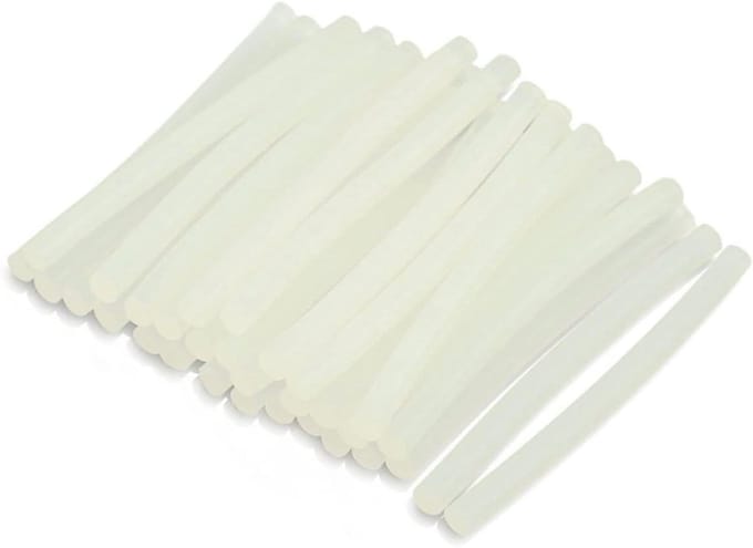 Lijmpatronen - Lijmsticks - Hobbys Klussen - Dubbele Temperatuur - 50 Stuks - Transparant