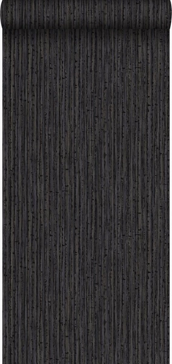 Origin Wallcoverings behang bamboe bruin zwart - 53 cm x 10.05 m - 347406
