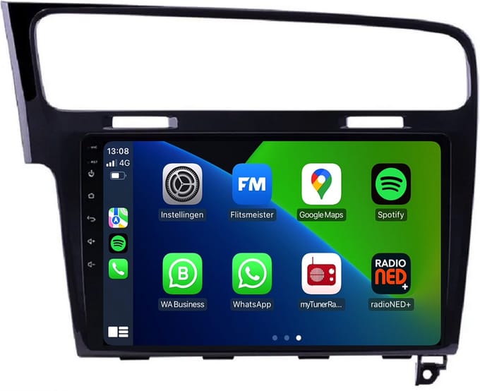 Carplay autoradio voor Volkswagen Golf 7 | 2012 t/m 2020 | Android 13 | Draadloos Apple Carplay & Android Auto | 2GB + 32GB | 8-Core processor | Davilon | 2025 model | 2012 2013 2014 2015 2016 2017 2018 2019 2020 | Bluetooth & Wifi