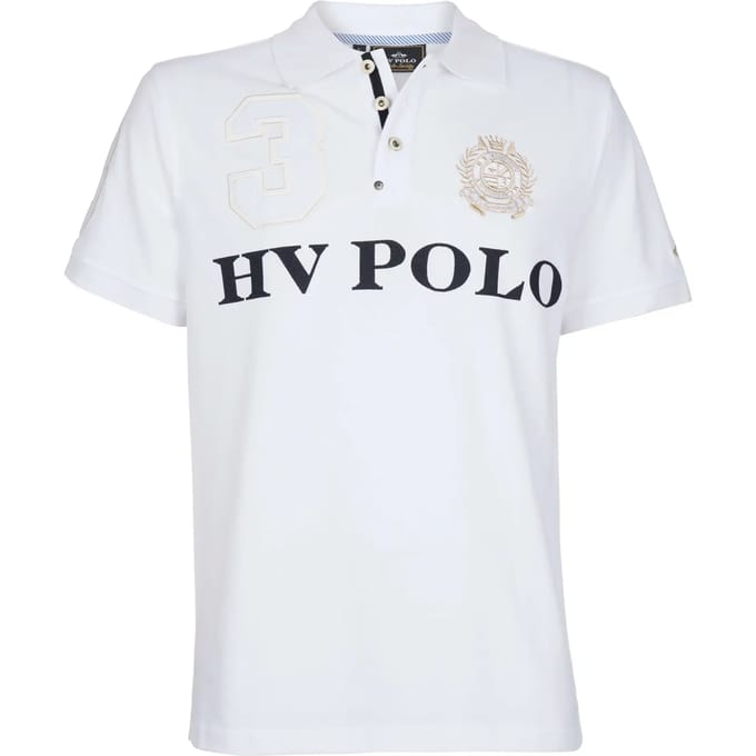 HV Heren Poloshirt Favouritas Eques Wit - XL