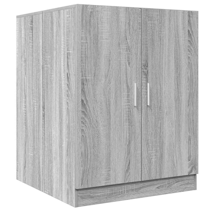 vidaXL - Wasmachinekast - 71x71,5x91,5 - cm - grijs - sonoma - eikenkleurig