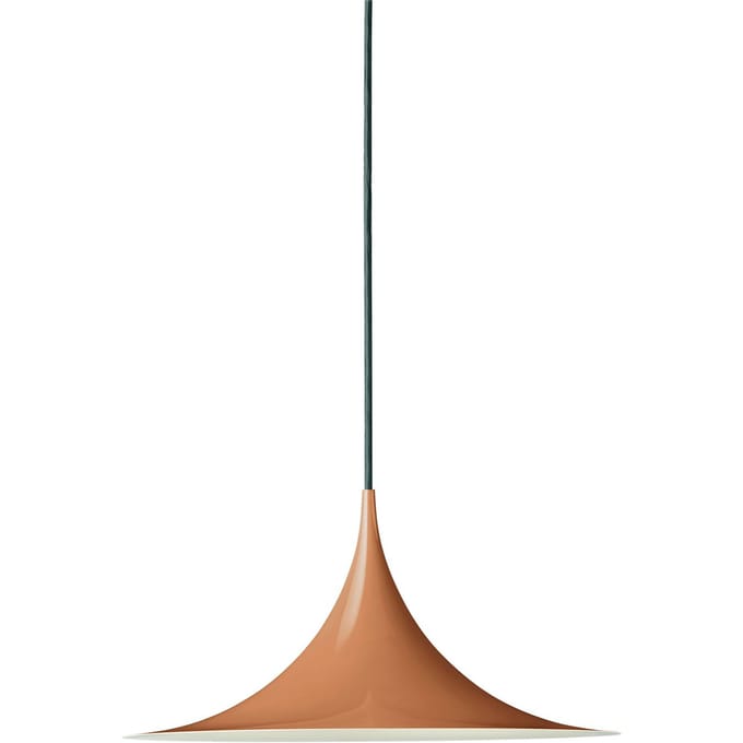 Gubi Hanglamp Semi, Ø 30 cm, pompoen-roestbruin glanzend