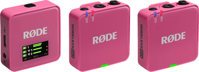 Røde Wireless GO (Gen 3) - Roze